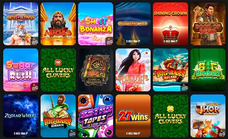 drip casino slots
